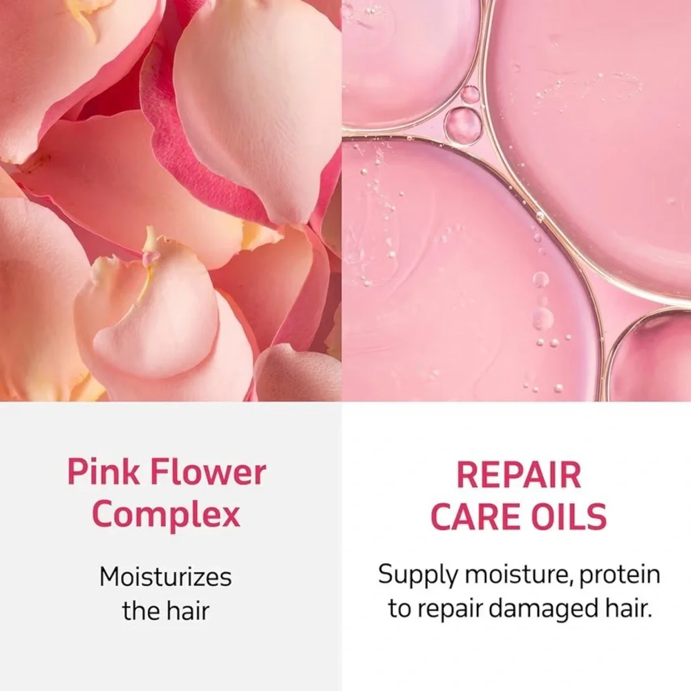 Dr. Bio Pink Repair Hair Oil 6.76oz Probiotic Protein Split End‎ Treatment